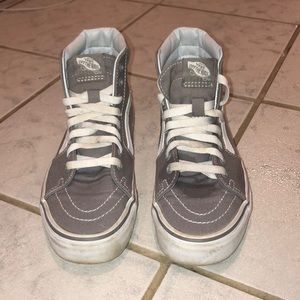High-top Vans gray unisex